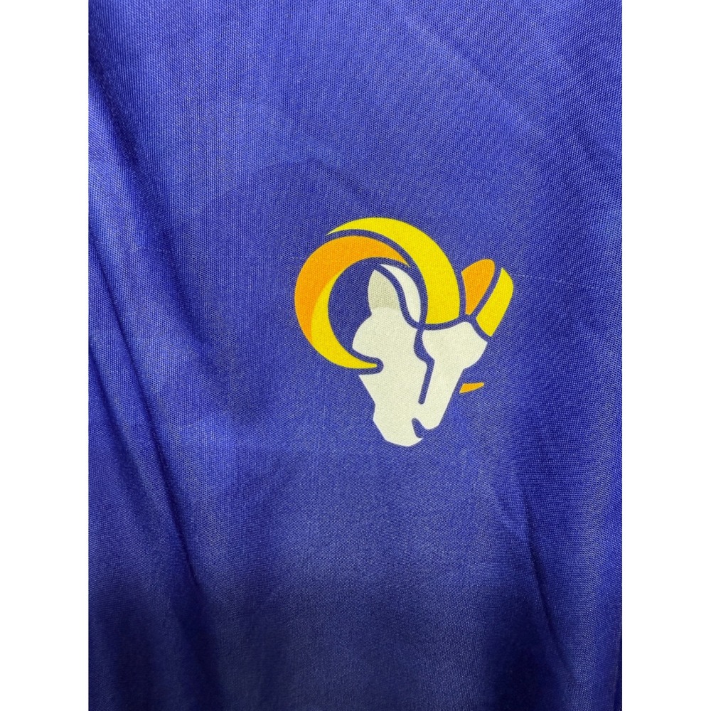 Los Angeles Rams NFL Team Apparel Royal Blue‎ Polo Shirt Mens Large - Picture 2 of 6